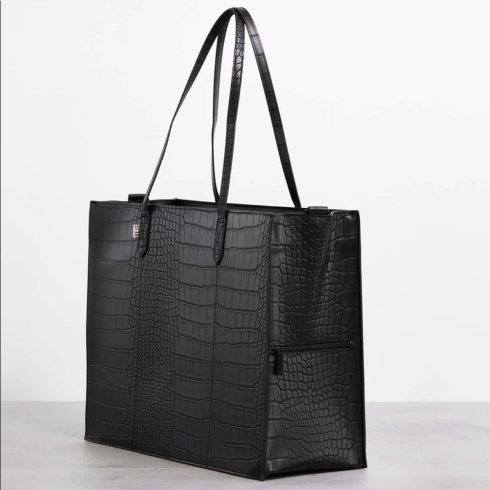 Beis large work tote- black croc